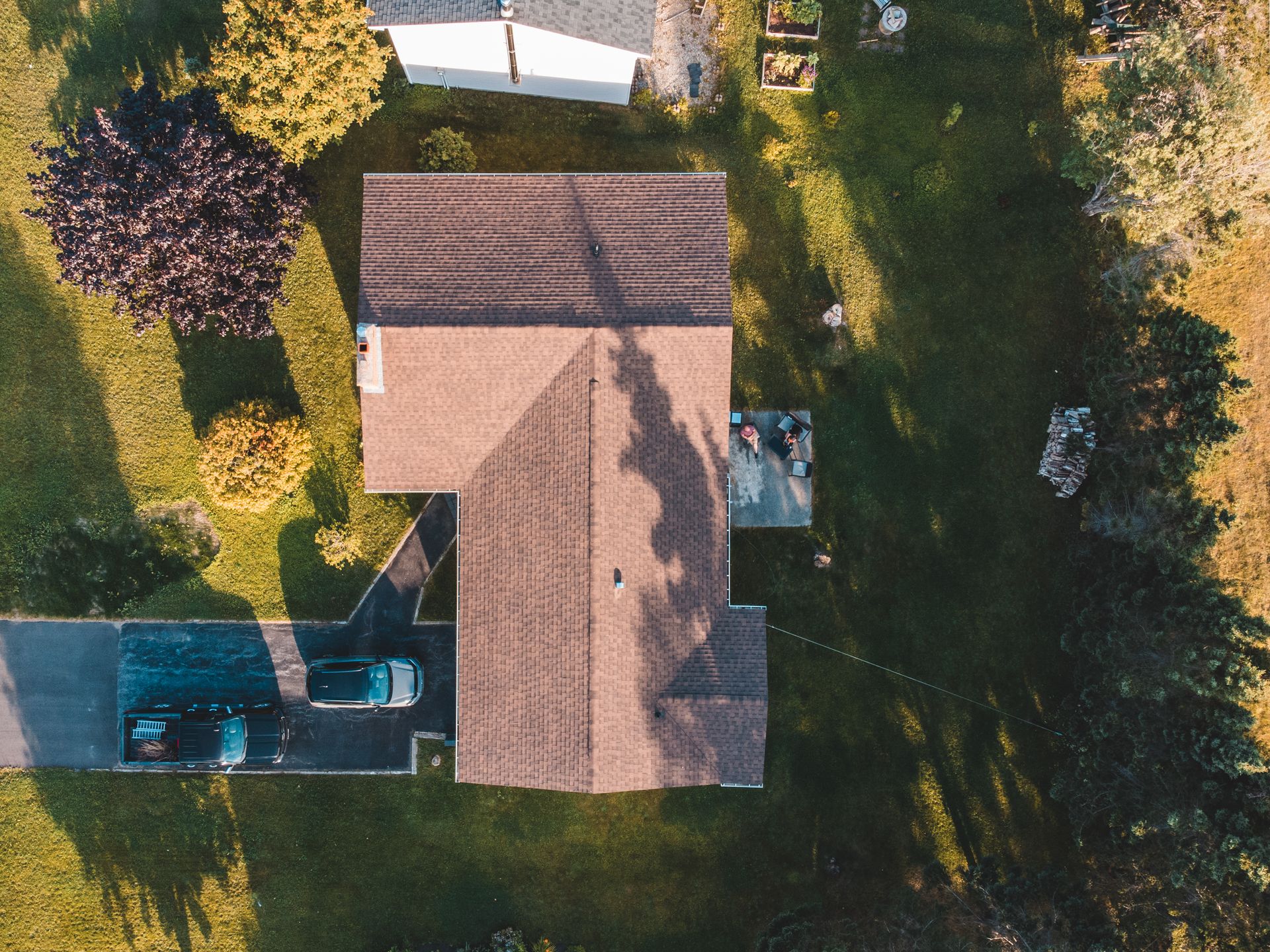 completed asphalt shingle roof replacement in Raleigh