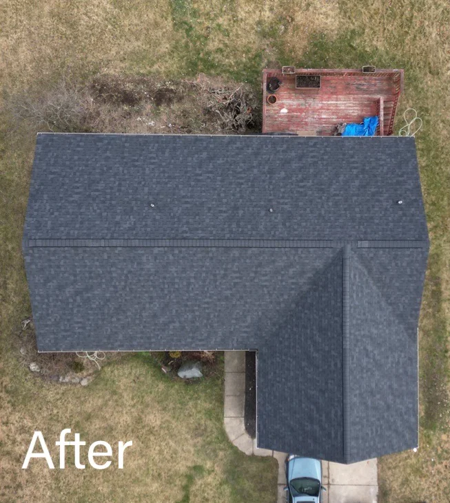 new roof after replacement